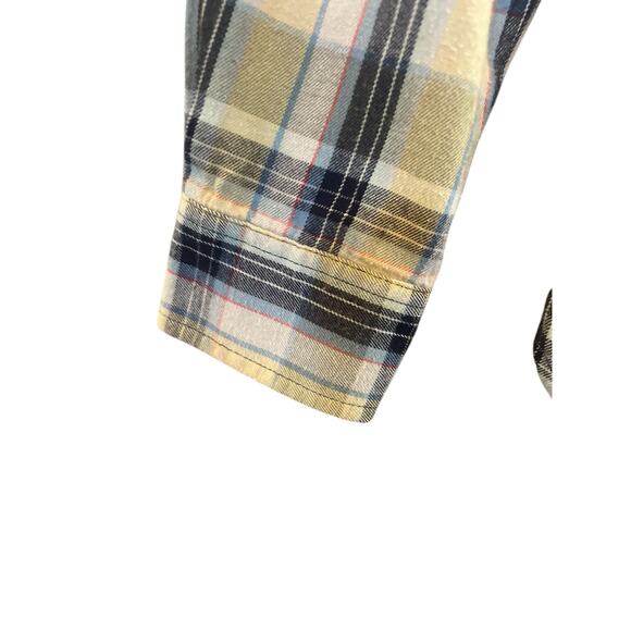 THE NORTH FACE MENS LONG SLEEVE BUTTON DOWN PLAID FLANNEL SIZE M - Picture 4 of 16